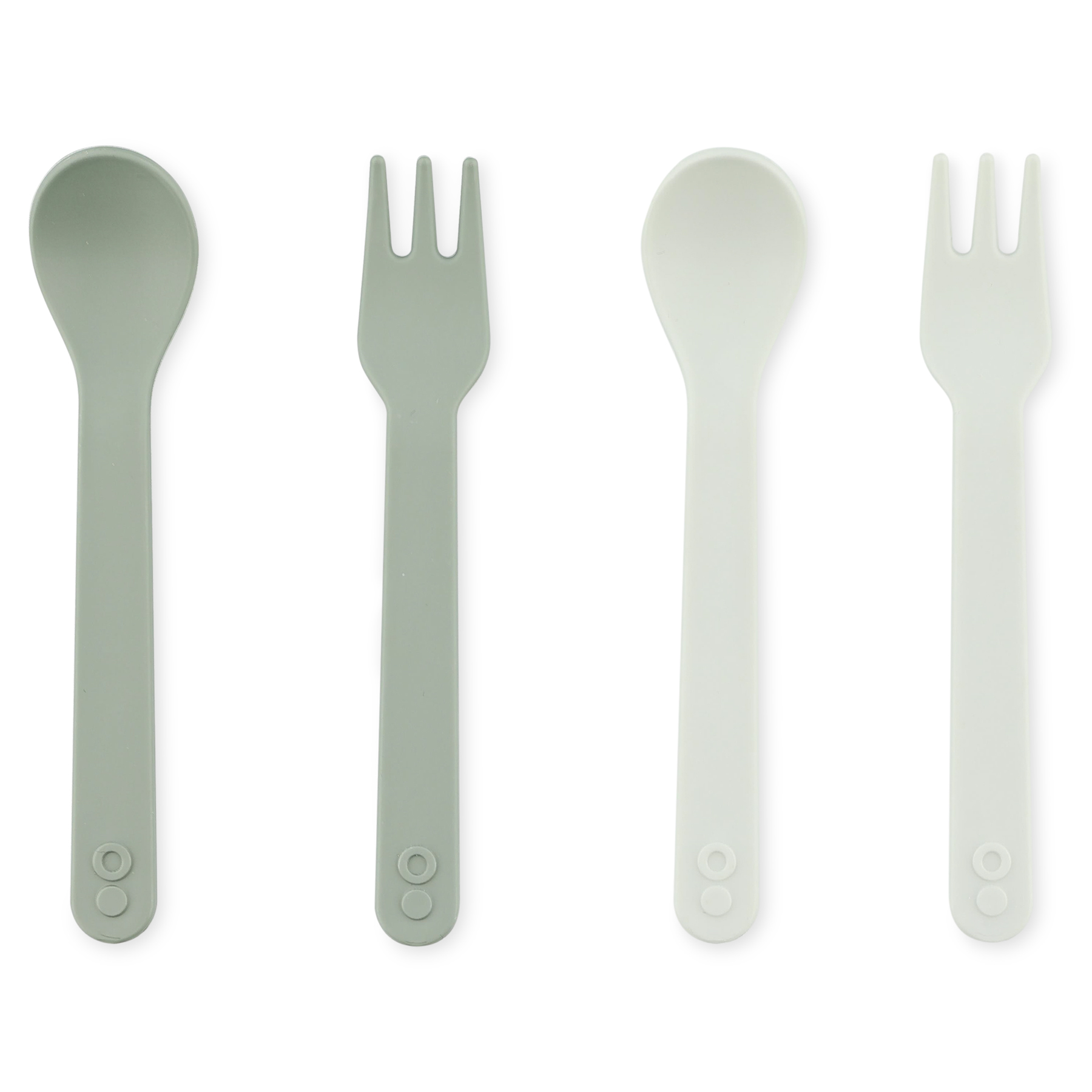 PLA spoon/fork 2-pack - Olive